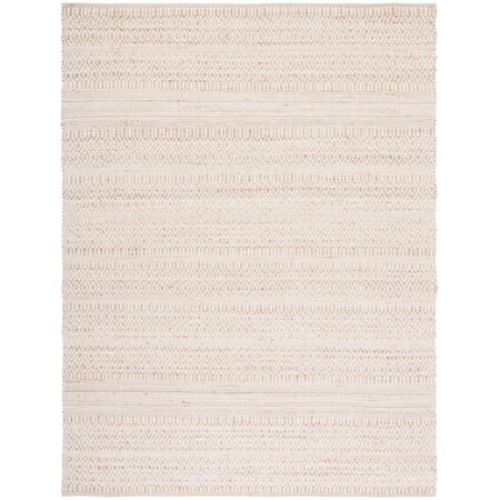 Safavieh 4 x 6 ft. Natural Fiber Hand Woven Rectangle Area Rug Natural & Ivory NF829A-4